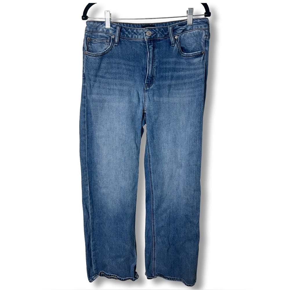 Quince Women's Organic Cotton Straight Leg Jeans Medium Wash Sz. 31